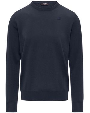 K-Way Round-Neck Knitwear - Blue