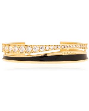 Ferragamo Accessoires ,Geel ,Platemera Armband - Metallic