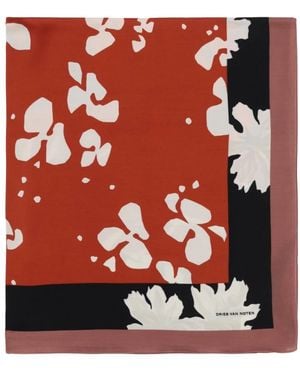 Dries Van Noten Silky Scarves - Rosso