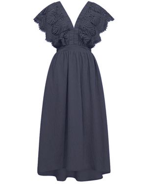 Copenhagen Muse Midi Dresses - Azul