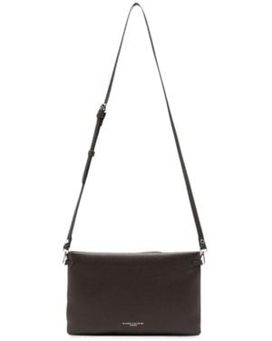 Gianni Chiarini Hermy Grained Leather Clutch Bag - Zwart