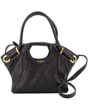 Balmain Tote Bags - Negro