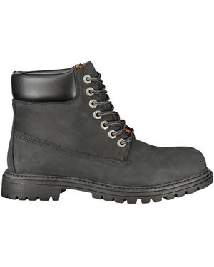 Lumberjack Lace-Up Boots - Black