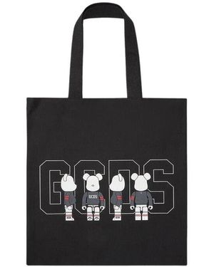Gcds Tassen ,Zwart ,Katoen Shopper Bag Laundry