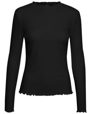 Karen By Simonsen Long Sleeve T-Shirts - Black