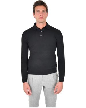 Franzese Collection Round-Neck Knitwear - Black