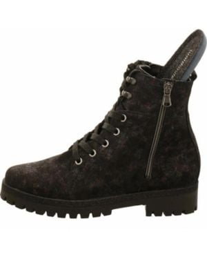 Waldläufer Klassische Schnürstiefel Für Erwachsene - Schwarz