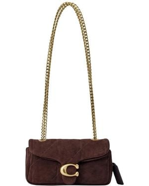 COACH Tassen ,Bruin ,Leer Tabby Schoudertas 20 Met Quilt
