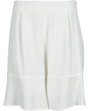 L'Autre Chose Casual Shorts - White