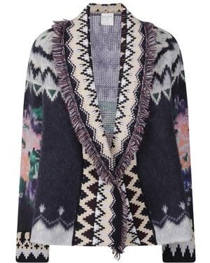 forte_forte Cardigans - Bleu