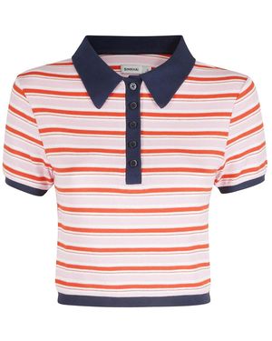 Jonathan Simkhai Marnie Knit Polo - Roze