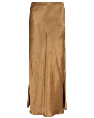 EsQualo Skirt Long Acetate - Braun