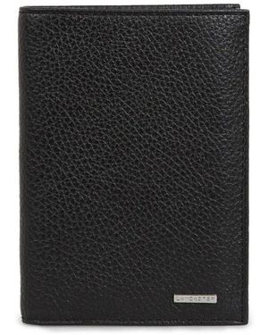 Lancaster Herren Leder Geldbörse & Kartenhalter - Schwarz