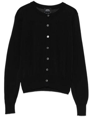 A.P.C. Truien & Vesten ,Zwart ,Cardigan Camila