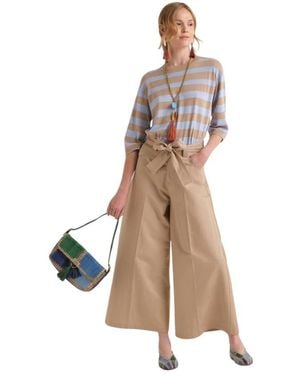 Maliparmi Wide Trousers - Brown