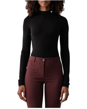 Patrizia Pepe Tops ,Zwart ,Bodysuit