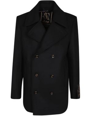 Sealup Jassen ,Zwart ,Wol Ercole Peacoat