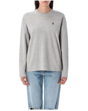 Polo Ralph Lauren Long Sleeve Tops - Grey