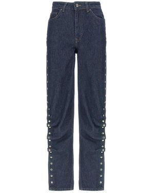 ROTATE BIRGER CHRISTENSEN Straight Fit Jeans - Blue