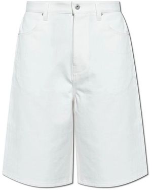 Jil Sander Bermuda-Shorts Mit Logo - Blau