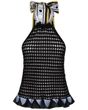 La DoubleJ Foulard Shirt (Placée) - Zwart