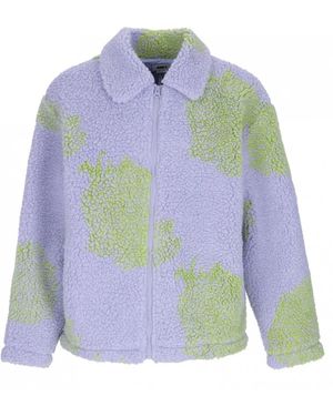 Obey Faux Fur & Shearling Jackets - Blu
