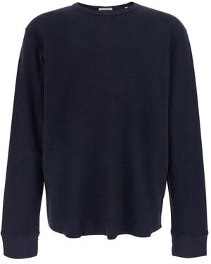 sunflower Round-Neck Knitwear - Bleu