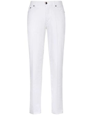 Sartorio Napoli Slim-Fit Jeans - White