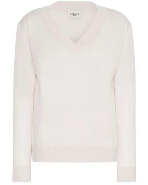 Weekend by Maxmara V-Neck Knitwear - Blanc