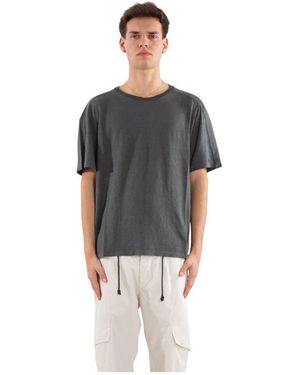 Transit Verblasstes Jersey-T-Shirt - Grau