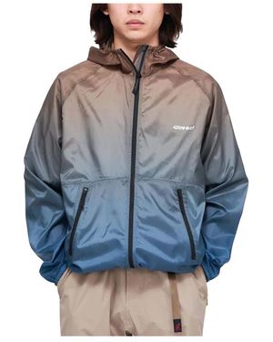 Gramicci Fitness ,Veelkleurig ,Lt Ripstop Windjack - Blauw