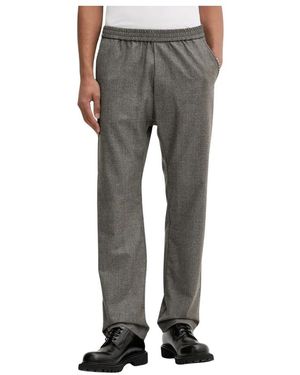 Barena Broeken ,Grijs ,Wol Pantalone Tosador