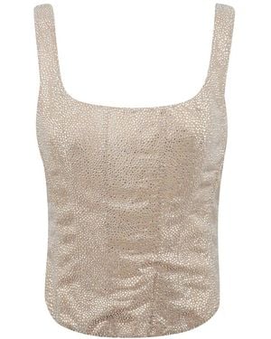 GIUSEPPE DI MORABITO Sleeveless Tops - Grey
