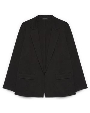 FIORELLA RUBINO Jassen ,Zwart ,Katoen Milano Stitch Blazer
