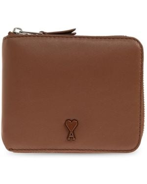 Ami Paris Wallets & Cardholders - Marrón