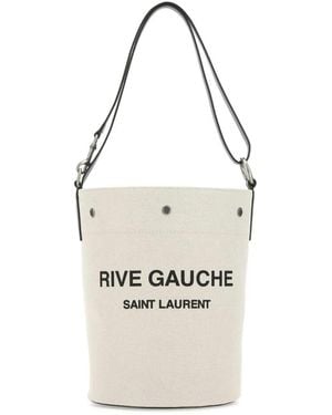 Saint Laurent Bucket Bags - White