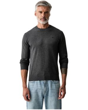 Hackett Round-Neck Knitwear - Nero