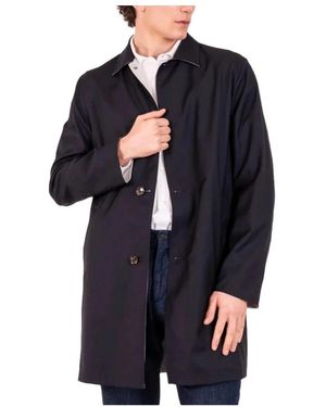 Montecore Single-Breasted Coats - Blu