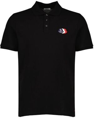 Moncler Polo Shirts - Negro