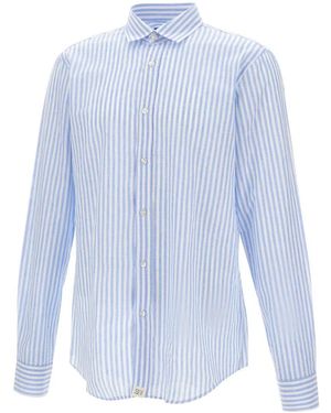 Peuterey Overhemden ,Blauw ,Katoen Etienne Rig