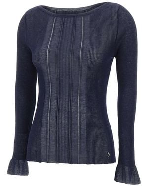 Etro Round-Neck Knitwear - Blue