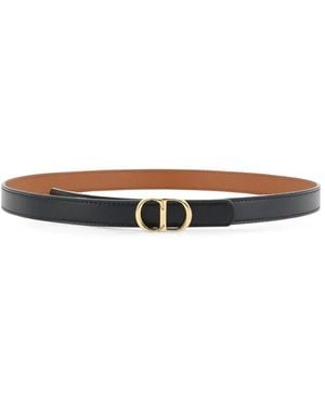 Dior Accessoires ,Zwart ,Leer Cd Icon Riem - Bruin