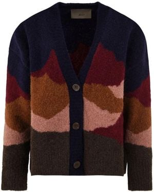 Akep V-Neck Knitwear - Bleu