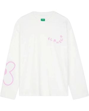 flâneur Long Sleeve Tops - Blanco