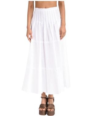 Max Mara Midi Skirts - White