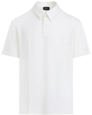 Brioni Polo Shirts - White