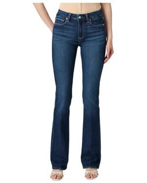 PAIGE Manhattan Bootcut Jean - Blauw