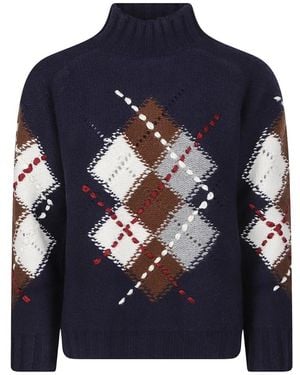 Ermanno Scervino Turtlenecks - Bleu