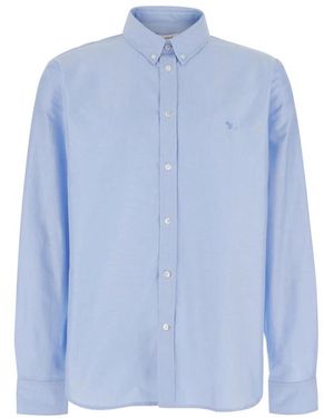 Maison Kitsuné Casual Shirts - Blue