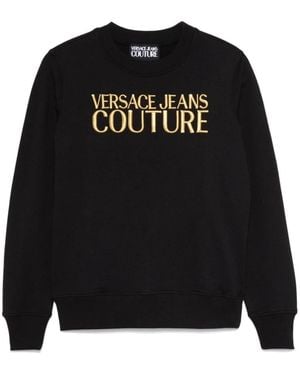 Versace Jeans Couture Sudadera Negra Para Mujer Aw 24, Mujer, Talla - Negro